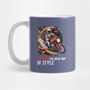 Biker Astronaut Mug